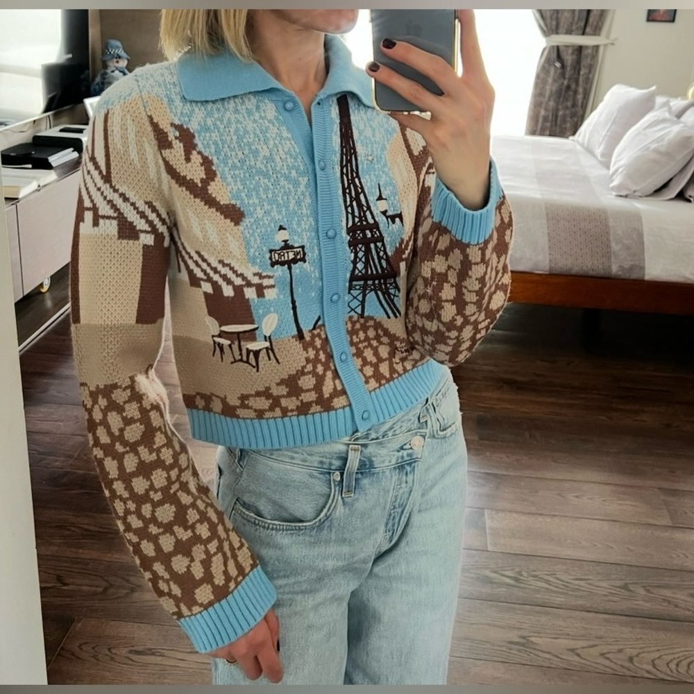 House of Sunny Rendezvous Tripper Cardigan in Multi